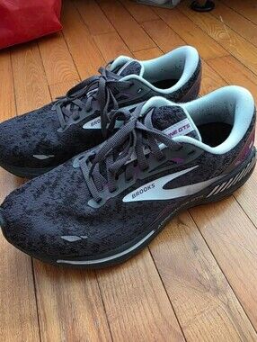 Brooks Women's Adrenaline GTS Running Shoes - Black with Gray Accents